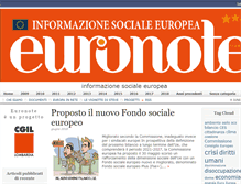 Tablet Screenshot of euronote.it